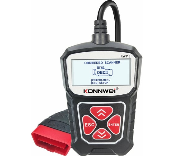 Изображение товара Автосканер Вымпел Konnwei KW310, ч/б экран, рус. язык, все протоколы 3133