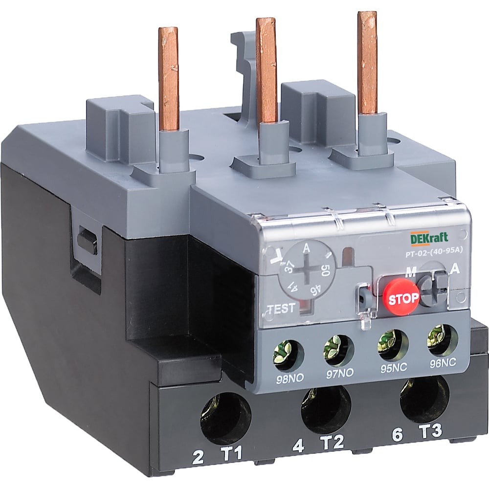 Изображение товара Тепловое реле для контакторов DEKraft 37-50А 23177DEK