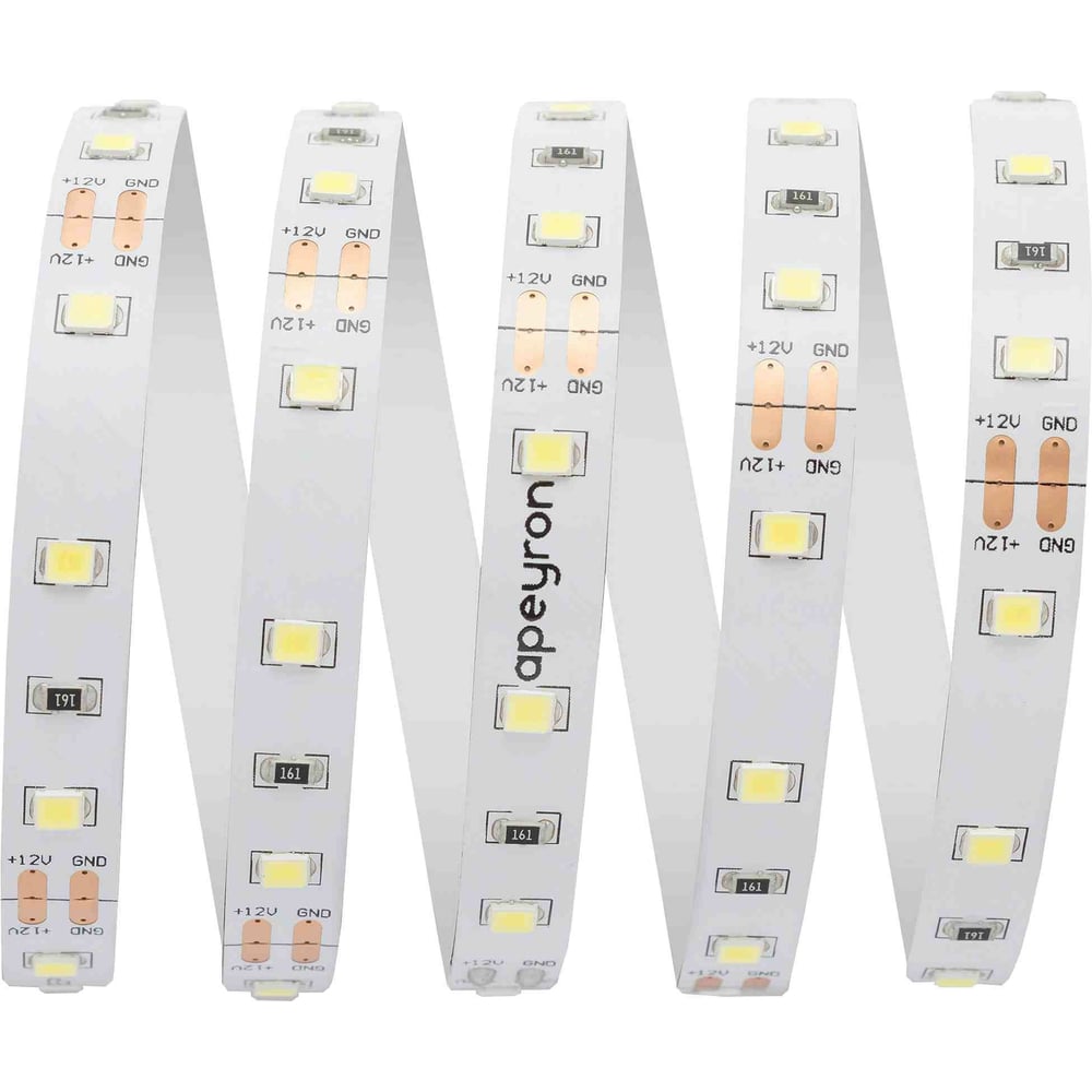 Изображение товара Светодиодная лента Apeyron 12V 2м теплый белый SMD 3528 без пульта