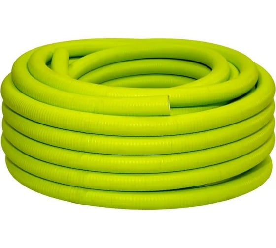 Изображение товара Поливочный гофрированный шланг TUBOFLEX Soft-Touch 13 мм, 15 м МГST15зеленый 4620759669561