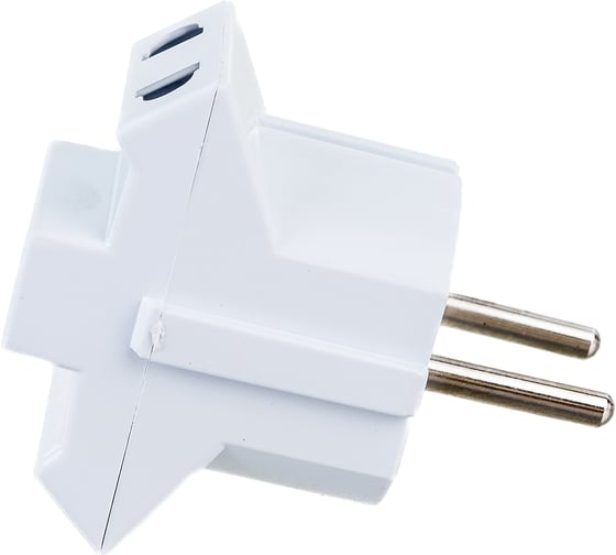 Изображение товара Разветвитель-переходник адаптер AY-KA тройник 3 гн. 10A 250В плоская вилка, белый AY-KA 7714700