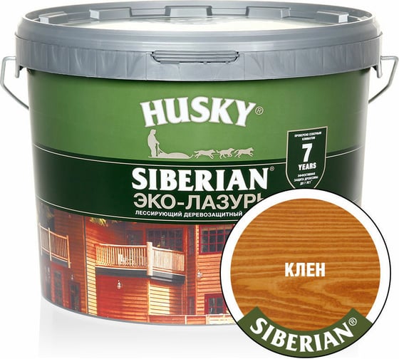 Изображение товара Эко-лазурь HUSKY клен 9 л 25221