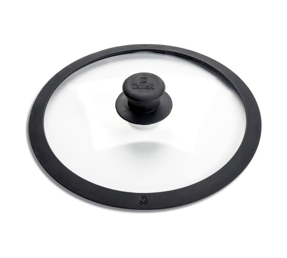 Изображение товара Крышка TALLER из жаропрочного стекла, диаметр 26 см, нельзя использовать в духовке TR-38004