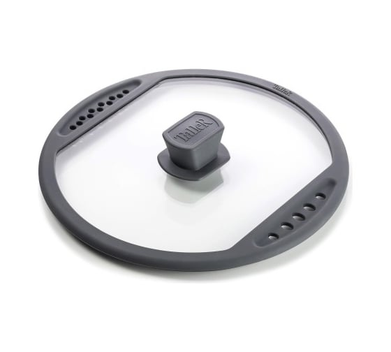 Изображение товара Крышка TALLER 24 см, с силиконовым ободом с отверстиями для слива жидкости TR-38011