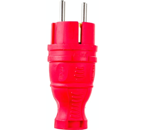 Изображение товара Прямая вилка AY-KA каучук с/з 16А IP44 красная 5511501