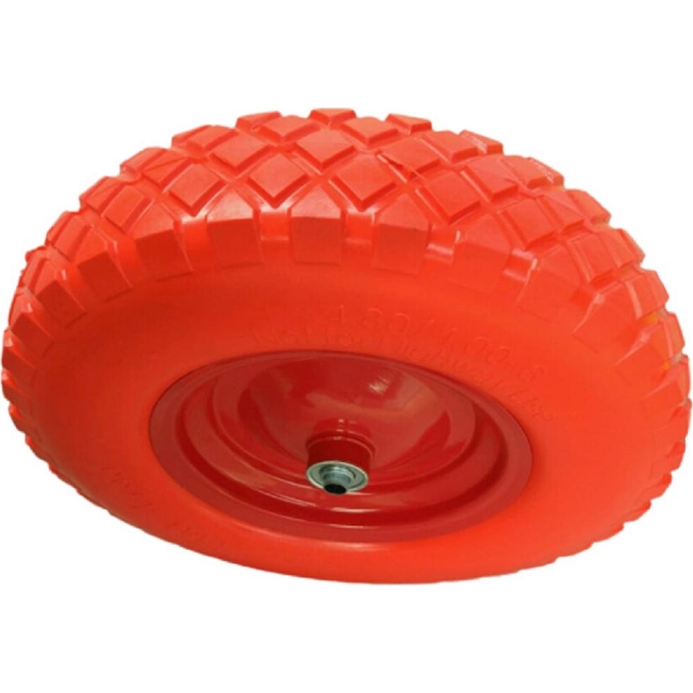 Бескамерное колесо АНТИУДАР запасное полиуретановое колесо для тачки 77557 fit