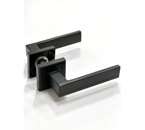 Изображение товара Ручка дверная Rucetti RAP 22-S BL, цвет - черный 9013298