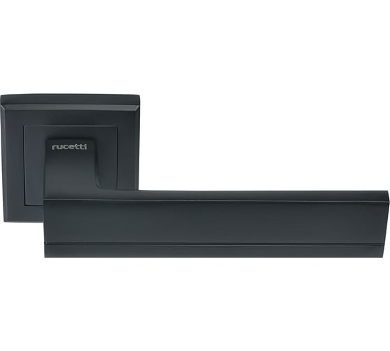 Изображение товара Ручка дверная Rucetti RAP 22-S BL, цвет - черный 9013298