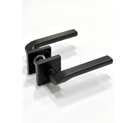 Изображение товара Ручка дверная Rucetti RAP 24-S BL, цвет - черный 9013302