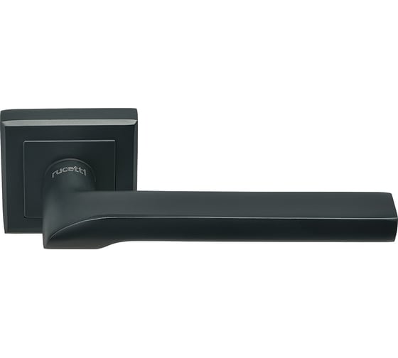 Изображение товара Ручка дверная Rucetti RAP 24-S BL, цвет - черный 9013302