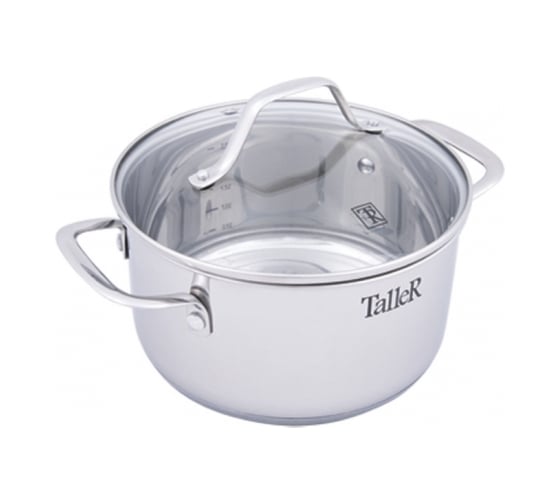 Изображение товара Кастрюля TALLER Элиас, 20х10,5 см, 3,0 л нельзя использовать в духовом шкафу TR-11083
