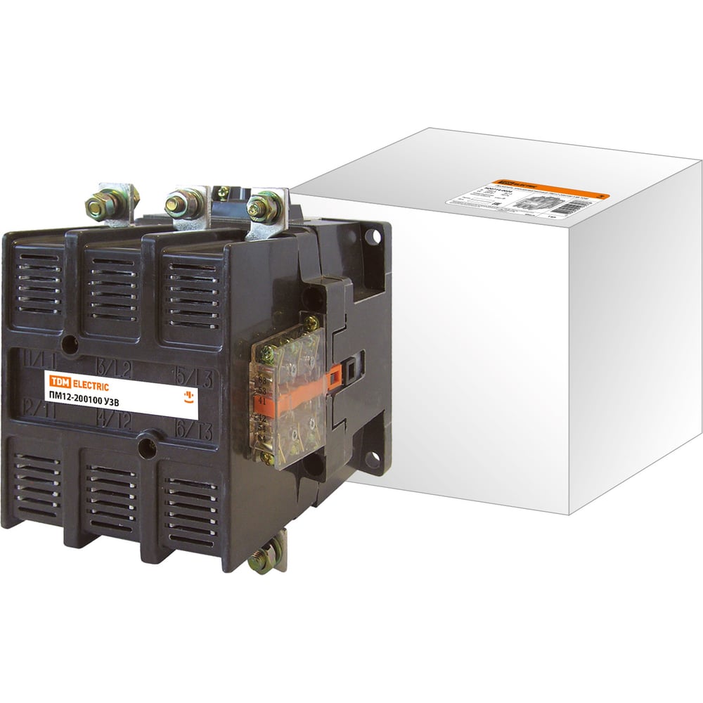Изображение товара Электромагнитный пускатель TDM ПМ12-200100 У3В 220В для автоматизации
