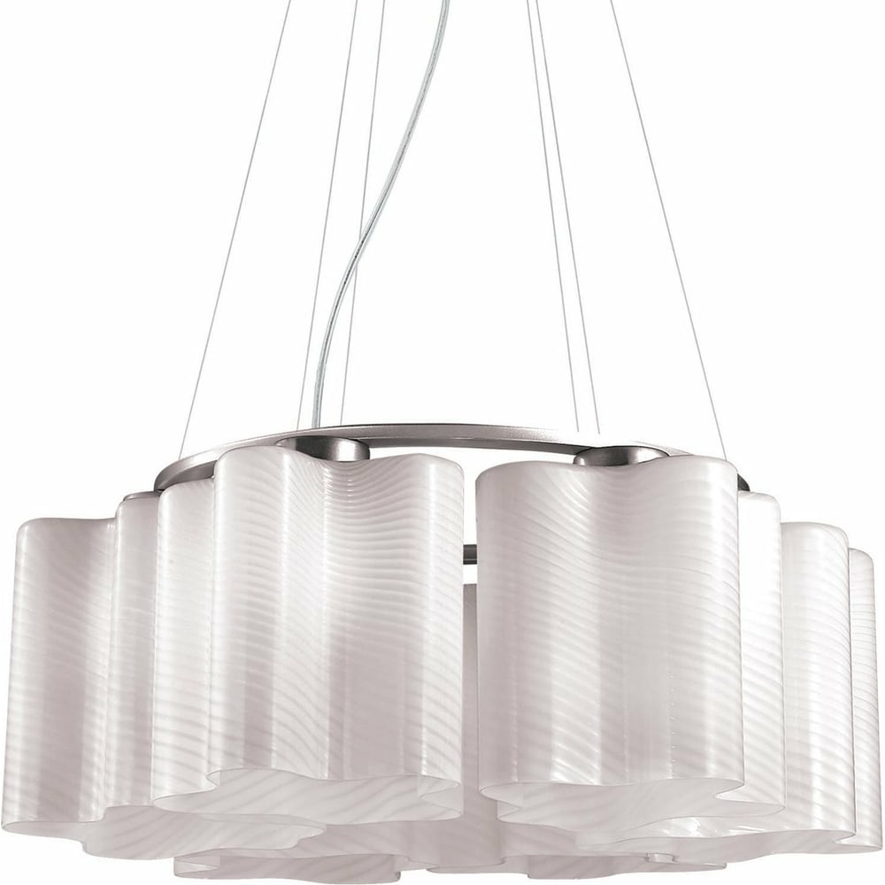 Изображение товара Подвесная люстра ST luce SL117.503.06 современная с 6 лампами 60 Вт стекло металл стиль модерн