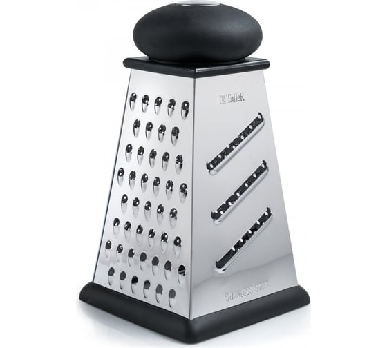 Изображение товара Терка TALLER высота 22 см основание 12.5х12.5 см 4 вида лезвий TR-21905