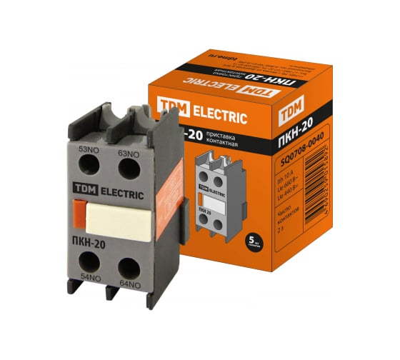 Изображение товара Контактная приставка TDM ELECTRIC ПКН-20 2з SQ0708-0040