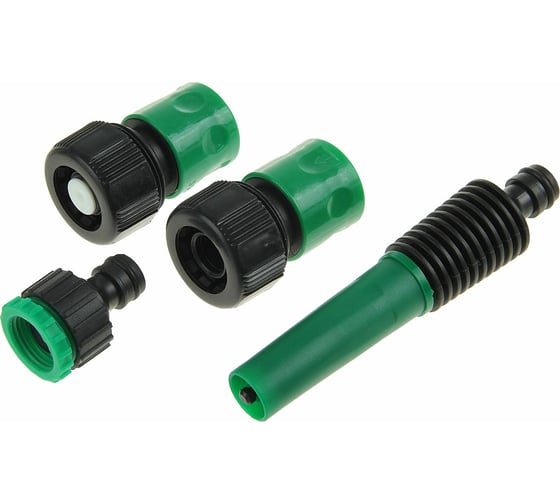 Изображение товара Насадка для полива СИМАЛЕНД коннекторы 3/4", 3/4" с аквастопом, штуцер 1/2"-3/4" 1762423