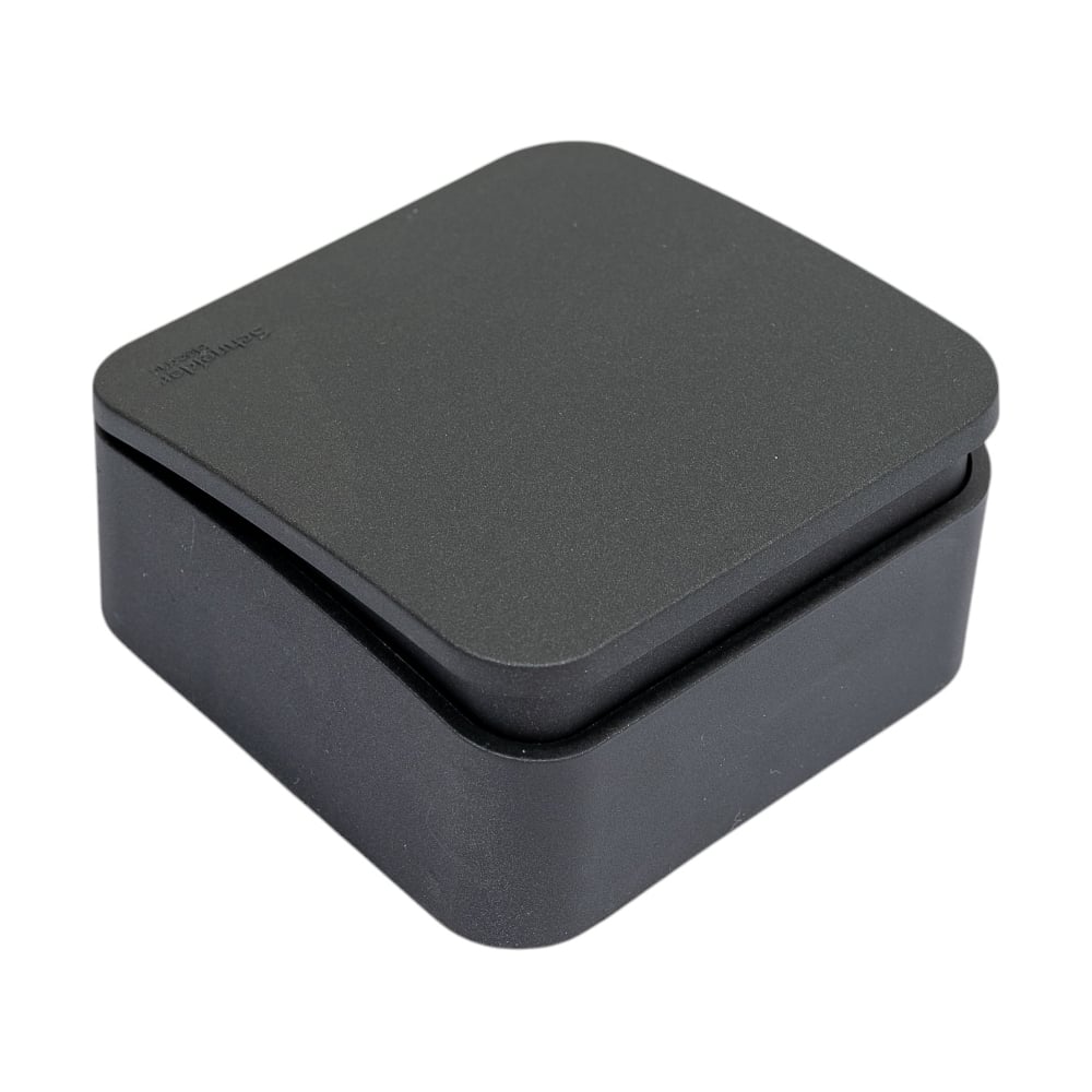 Изображение товара 1-клавишный переключатель Systeme Electric Blanca наружный Антрацит 10А, 250B SE BLNVA106016