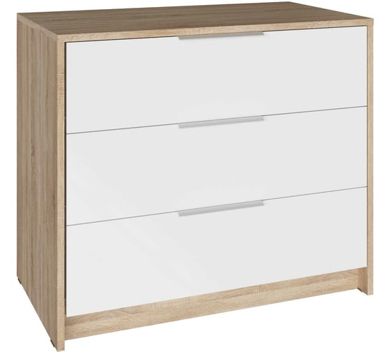 Изображение товара Комод Атмосфера Нордик 3 ящика 00-00015901