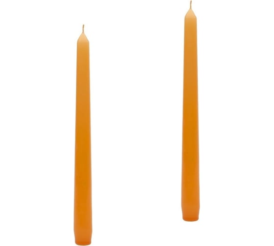 Изображение товара Античная свеча Lumi 22x250 мм, цвет медовая дыня, 2 шт 5070666