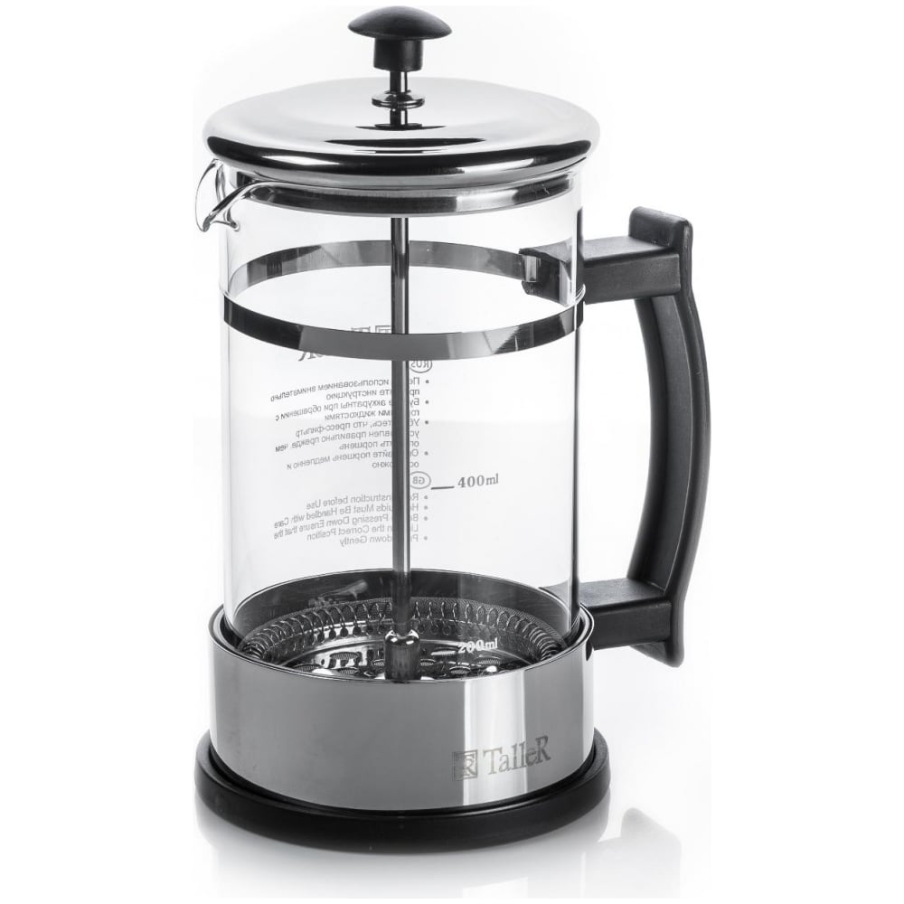 Изображение товара Френч-пресс TALLER 600 мл с мерной шкалой TR-32300