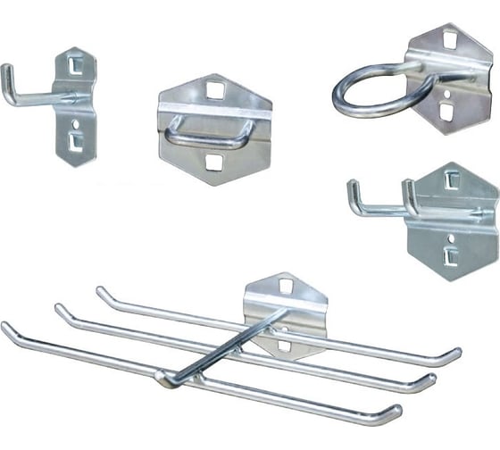 Изображение товара Набор крючков для перфорированной панели NORGAU NHS-046 46 предметов 101431046