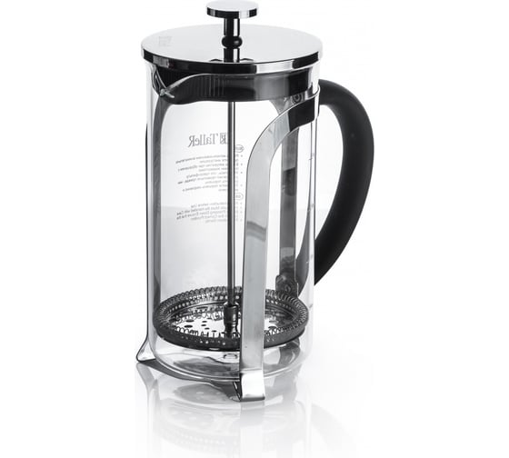 Изображение товара Френч-пресс TALLER 1000 мл толщина стекла 2,0 мм TR-32324