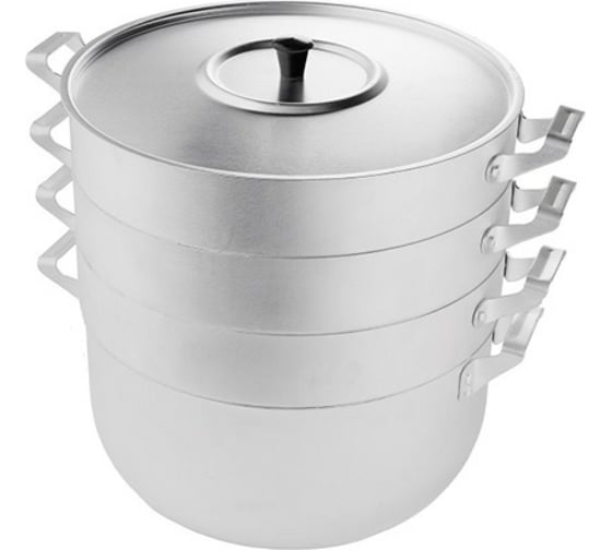 Изображение товара Манты-казан Демидовский 6 л., 3 сетки d 26 МТ-118