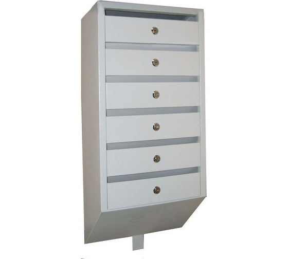 Изображение товара Почтовый ящик ПК ОТК «Люкс» 6 секций ПЛЮ06