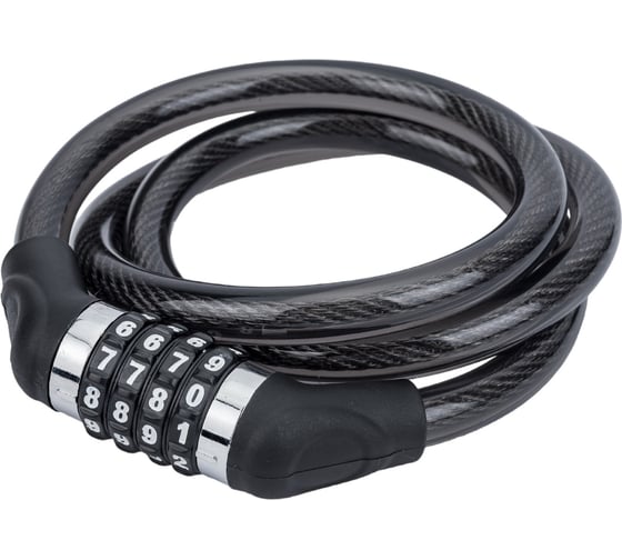 Изображение товара Противоугонный замок JOY KIE GK-102.707A 15 (120 см; трос 15 мм; в оплетке; кодовый; черный) HQ-0004224
