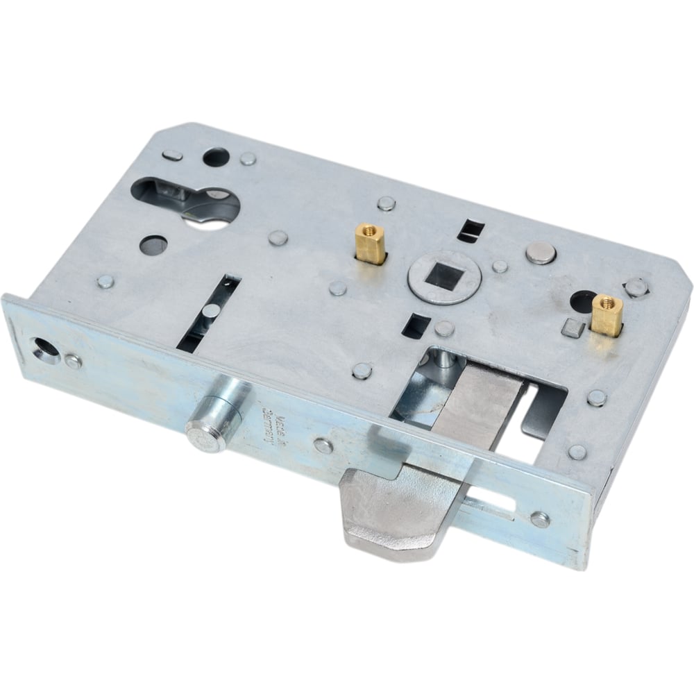 Изображение товара Врезной замок для раздвижных ворот ALBERTS оцинкованный 60x60x30 мм