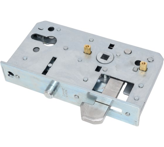 Изображение товара Врезной замок для раздвижных ворот ALBERTS (оцинкованный; 60x60x30 мм) 416447