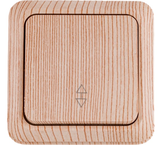 Изображение товара Переключатель Intro Quadro 2-103-11 10А-250В, IP20, открытая установка, сосна, Б0053755