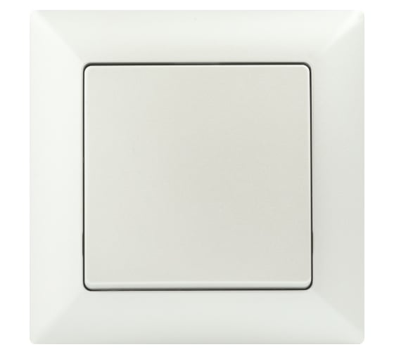 Изображение товара Выключатель Intro Solo 4-101-06 одноклавишный 10А-250В, IP20, СУ, перламутр, Б0053551