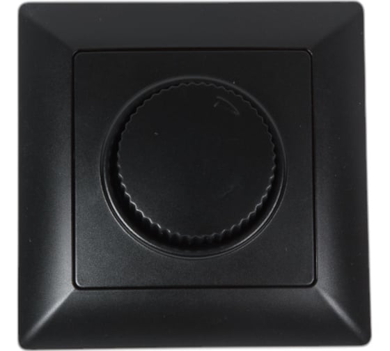 Изображение товара Светорегулятор Intro Solo 4-401-05 поворотный, 600Вт 230В, IP20, СУ, антрацит, Б0053709