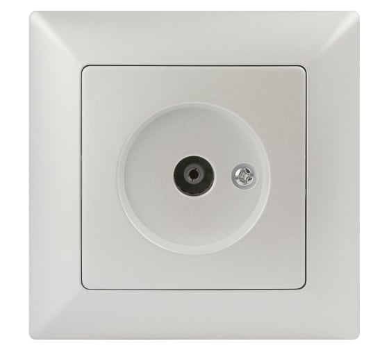 Изображение товара Розетка Intro Solo 4-301-06 TV одиночная, IP20, СУ, Solo, перламутр, Б0053992
