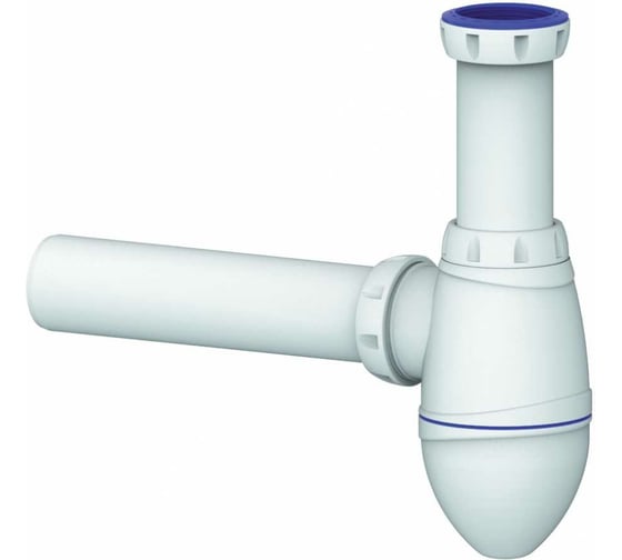 Изображение товара Сифон Unicorn А410 1 1/2х40 без выпуска, с трубой 40х40, с переходником 40х32 533256