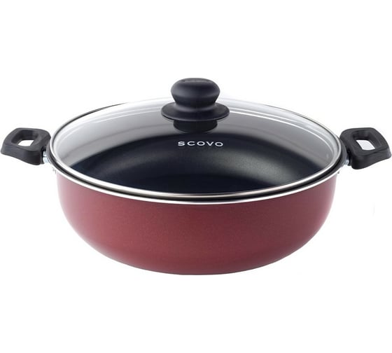 Изображение товара Глубокая жаровня Демидовский 26 + стеклянная крышка СЭ-013