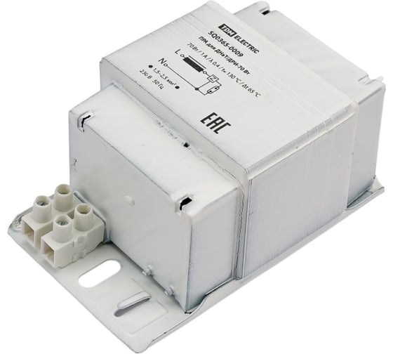 Изображение товара Пускорегулирующий аппарат TDM ПРА для ДНаТ/ДРИ-70 Вт встраиваемый SQ0365-0009