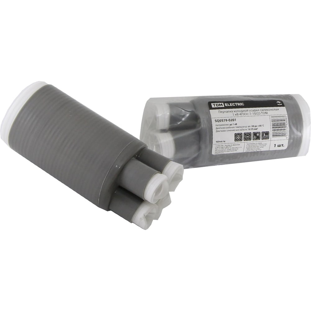 Изображение товара Термоусаживаемая перчатка TDM 4ПХУс-1-10/25 для экстремальных температур