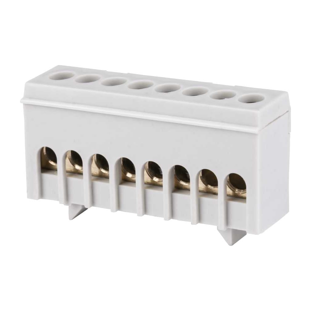 Изображение товара Шина TDM ELECTRIC L фазная с изолятором для DIN-рейки 6x9мм 8 групп SQ0801-0210