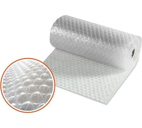 Изображение товара Воздушно-пузырчатая пленка Дом Плёнки Самара ПЭ 63 гр/м2, 2-х слойная 4603302908591