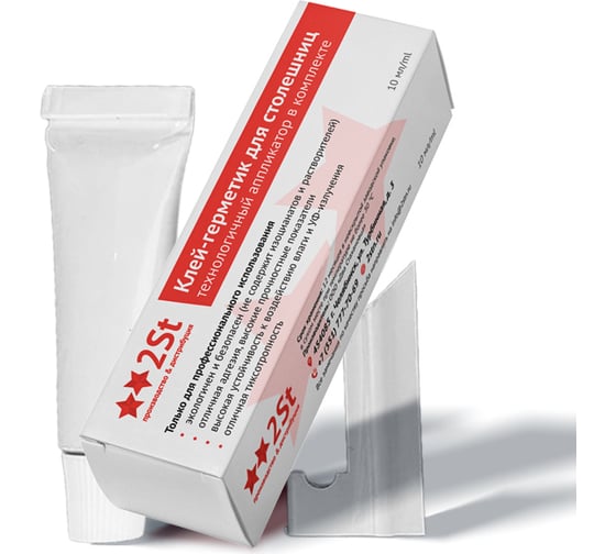 Изображение товара Клей герметик 2STN для монтажа кухонных столешниц 10 мл, кремовый Ral 9001 299001