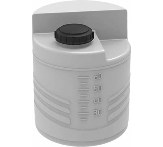 Изображение товара Дозировочная усиленная емкость Экопром 60 л, белая 1133.0060.001.002