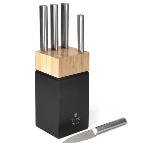 Изображение товара Набор ножей TALLER Левел 6 предметов, лезвия ножей сделаны из коррозионностойкой стали 420S45 TR-22013
