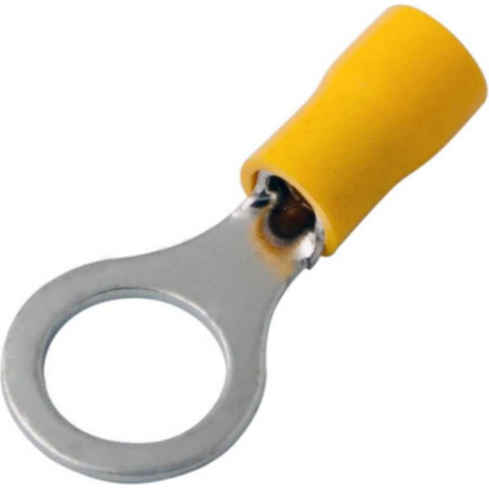 Кольцевой изолированный наконечник REXANT наконечник кольцевой изолированный нки 6 4 мм желтый 10 шт
