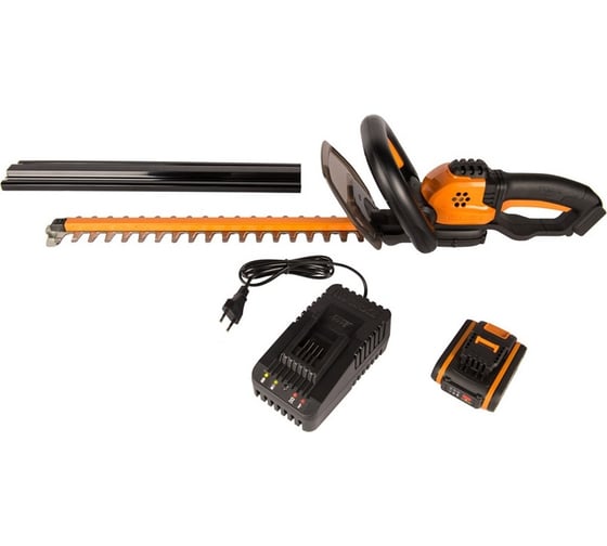 Изображение товара Аккумуляторный кусторез WORX 20 В, АКБ 2 А*ч и ЗУ WG261E
