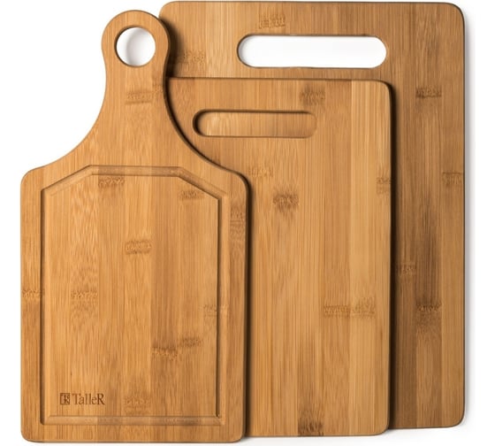 Изображение товара Разделочная доска TALLER набор 3 предмета TR-52203
