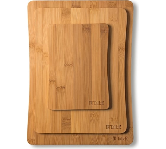 Изображение товара Разделочная доска TALLER набор 3 предмета, материал: бамбук TR-52216