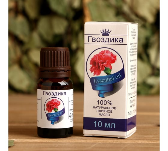 Изображение товара Эфирное масло СИМАЛЕНД Гвоздика флакон-капельница, репеллент, 10 мл, дезинфицирующее 1857678