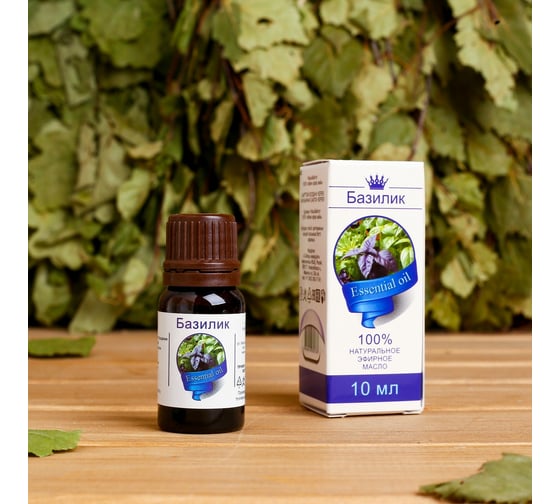 Изображение товара Эфирное масло СИМАЛЕНД Базилик флакон-капельница, 10 мл 1857671